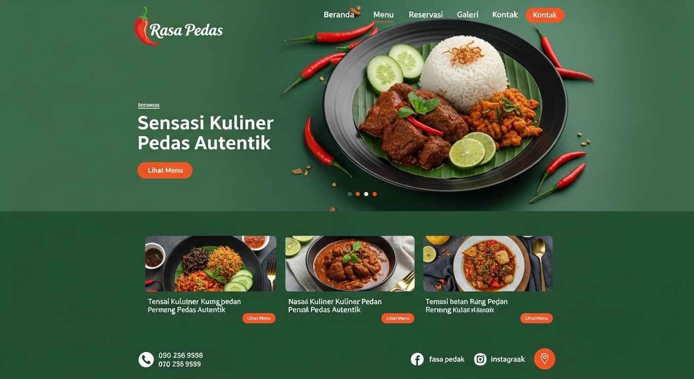 Jasa Pembuatan Website Restoran Murah di Bali
