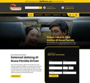 Jasa Pembuatan Website Taxi di Nusa Penida