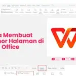 Cara Membuat Nomor Halaman di WPS Office