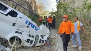 Insiden Helikopter Terjerat Tali layangan di GWK Bali